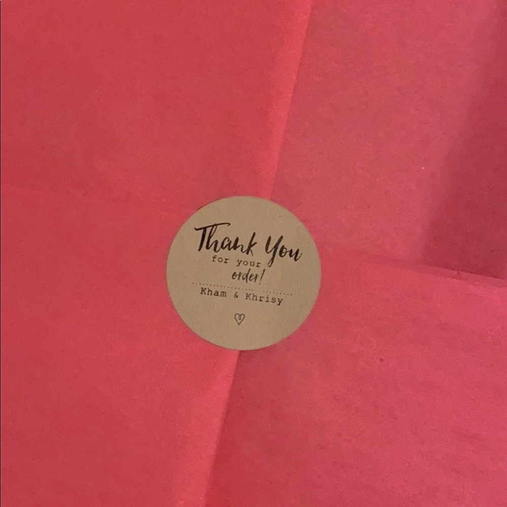 Our first official packaging sticker used tonight